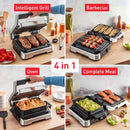 Tefal OptiGrill 4in1 GC774D Silver