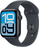 MEHN4ETA - Apple Watch SE 3 44MM Black (Black Silicon Band S/M)