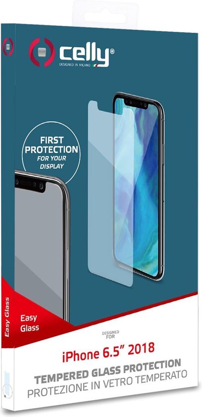 Celly Easy Glass iPhone XS Max 1 stuk(s)