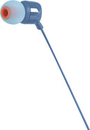 JBL T110 Blauw - In-ear oordopjes