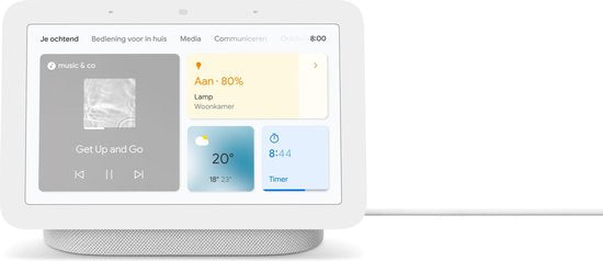 Google Nest Hub (2e generatie) - Chalk