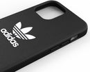 adidas hoesje geschikt voor Apple iPhone 12/12 Pro - Kunststof/Kunststof/TPU Back Cover - Zwart