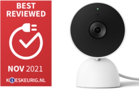 Google Nest Cam - Bedraad - Voor binnen