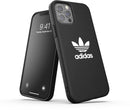 adidas hoesje geschikt voor Apple iPhone 12/12 Pro - Kunststof/Kunststof/TPU Back Cover - Zwart