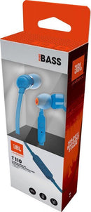 JBL T110 Blauw - In-ear oordopjes