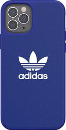 Adidas Originals hoesje geschikt voor Apple iPhone 12/12 Pro - TPU Back Cover - Blauw; Blauw / Blue