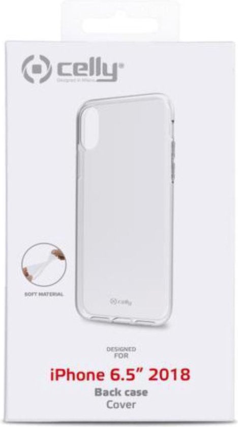 Celly TPU Back Cover Apple iPhone XS Max Transparant