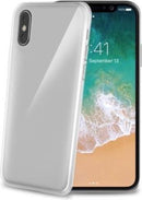 Gelskin Beschermhoes voor iPhone X/XS, Transparant - Rubber - Celly