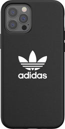 adidas hoesje geschikt voor Apple iPhone 12/12 Pro - Kunststof/Kunststof/TPU Back Cover - Zwart