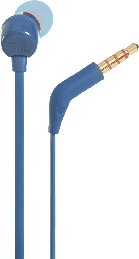 JBL T110 Blauw - In-ear oordopjes