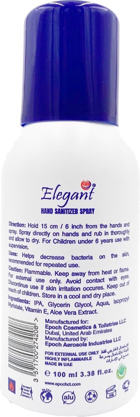 Elegant Hand Desinfectiespray 100ML