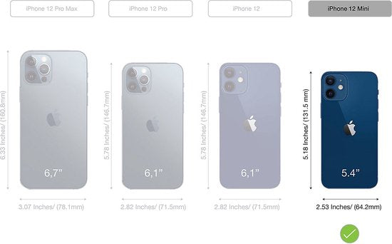 GUESS hoesje geschikt voor Apple iPhone 12 Mini - Carbon/Kunstleer/Siliconen/TPU Back Cover - bruin