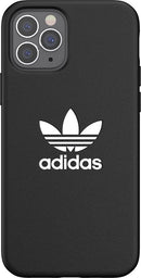 adidas hoesje geschikt voor Apple iPhone 12/12 Pro - Kunststof/Kunststof/TPU Back Cover - Zwart