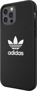 adidas hoesje geschikt voor Apple iPhone 12/12 Pro - Kunststof/Kunststof/TPU Back Cover - Zwart