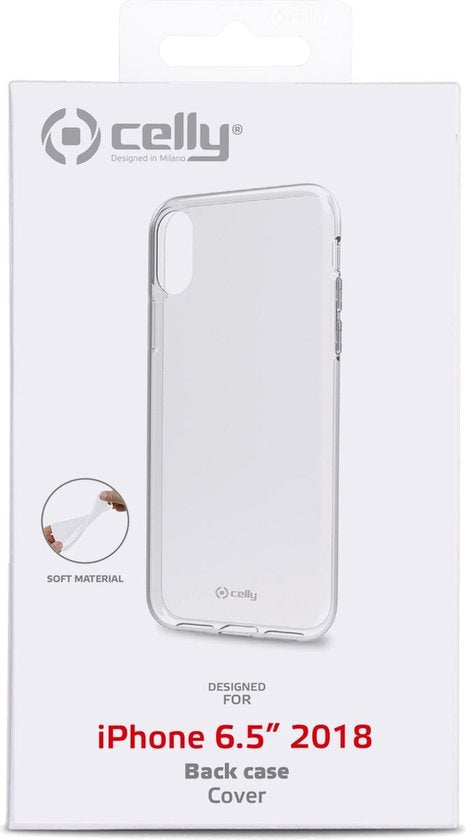 Celly TPU Back Cover Apple iPhone XS Max Transparant