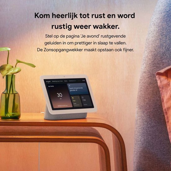 Google Nest Hub (2e generatie) - Chalk