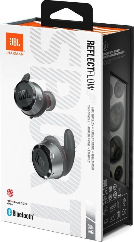 JBL Reflect Flow - Draadloze in-ear oordopjes - Zwart