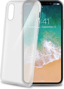 Gelskin Beschermhoes voor iPhone X/XS, Transparant - Rubber - Celly